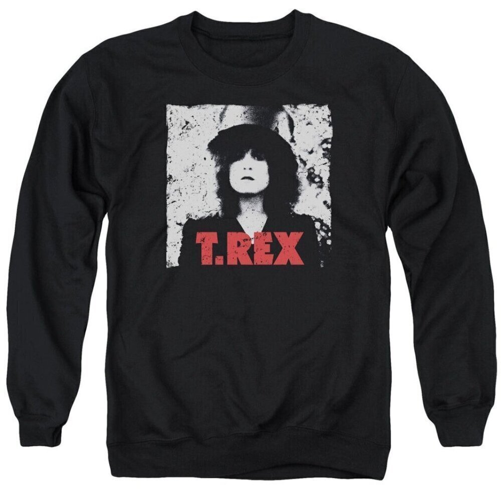 T Rex The Slider Crewneck Sweatshirt Rock Music Band Graphic Retro Concert